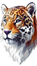 Stylized Big Cat Art