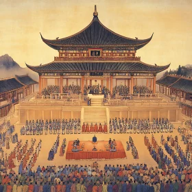 Grand Pagoda Historical Assembly Scene