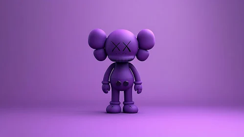 Monochromatic Purple Toy Still Life