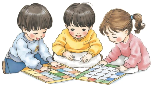 Kids Game Illustration