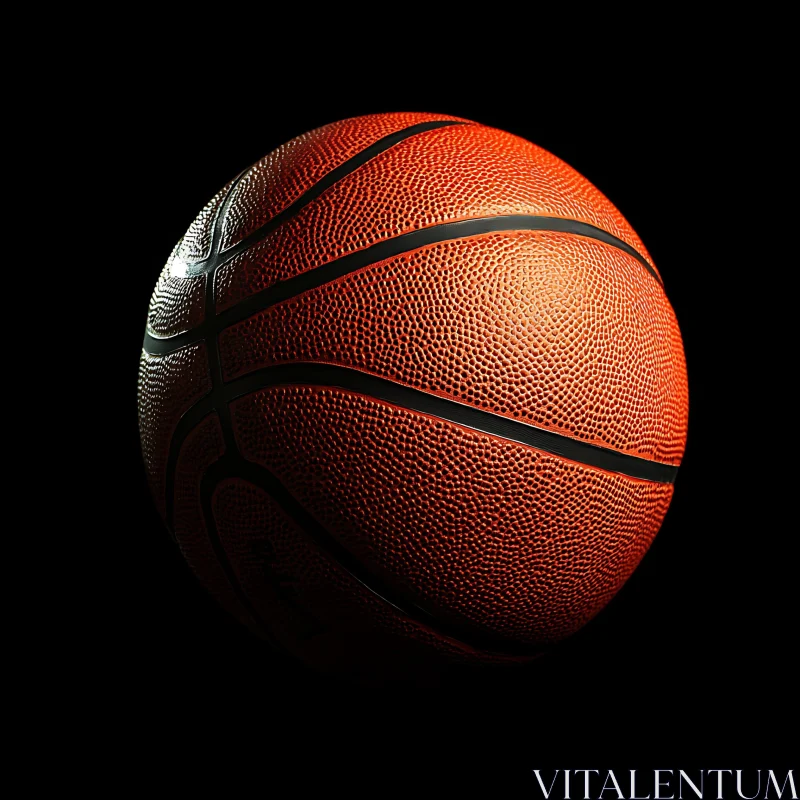 AI ART Orange Basketball