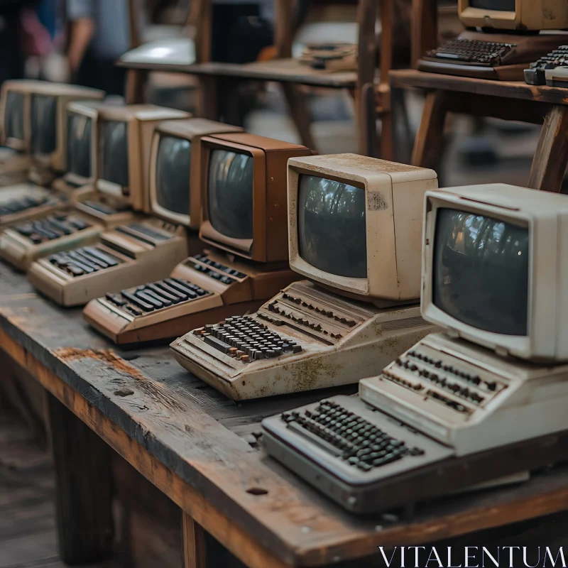 Antique Electronics and Classic Tech AI Image