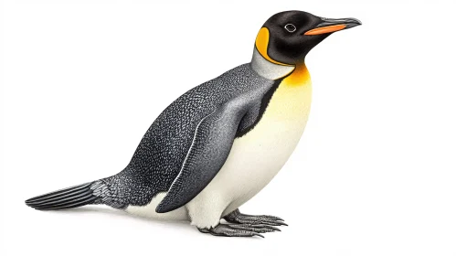 Vivid Penguin Illustration