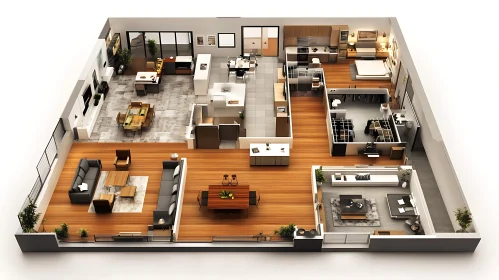 Contemporary Home Interior Layout