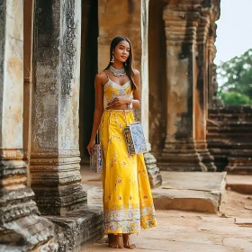 Woman in Traditional Dress