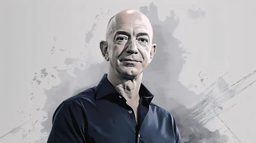 Jeff Bezos Modern Portrait