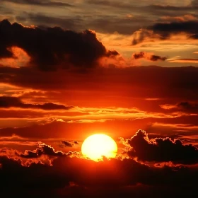 Serene Sunset Sky