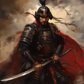 Armored Warrior with Katana