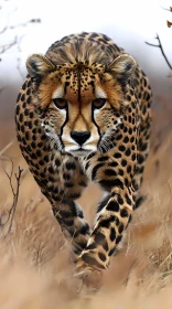 Cheetah Prowling in the Wild