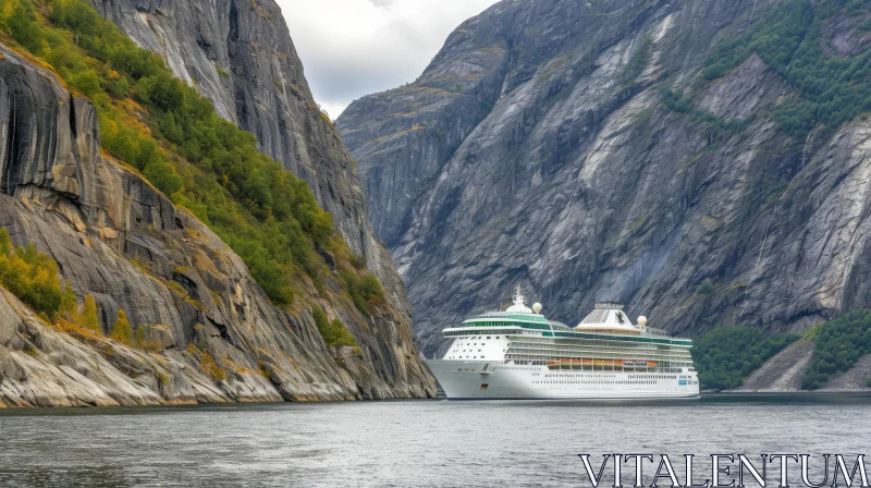 Emerald Seas: A Captivating Norwegian Cruise Ship Experience AI Image