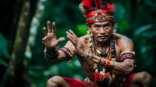 Tribal Elder in Traditional Dress