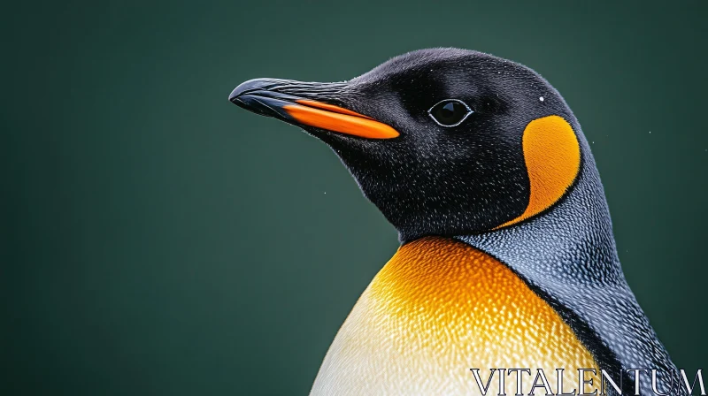 Vivid Penguin Profile AI Image