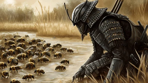 Warrior Amidst a Swarm