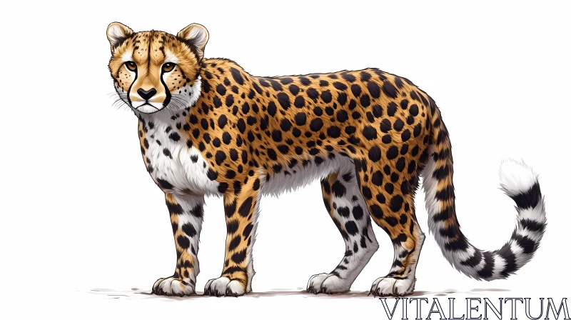 Striking Big Cat Art AI Image