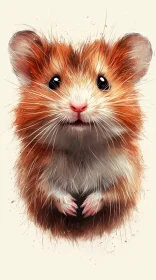 Adorable Hamster Art