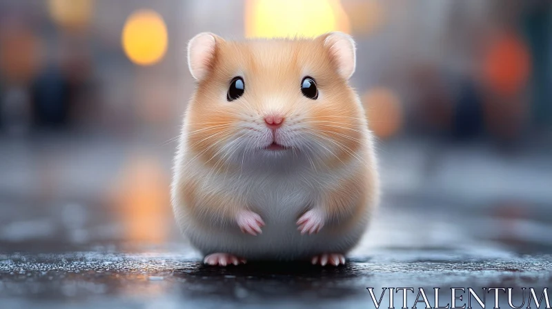 Charming Pet Hamster Image AI Image