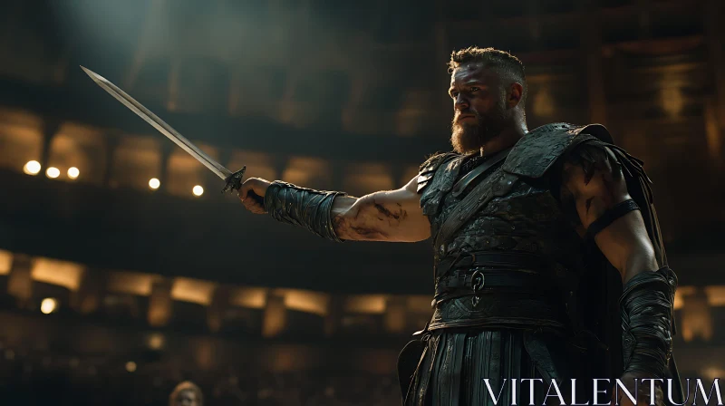 Gladiator's Victory AI Image