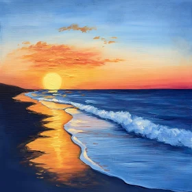 Seascape at Sunset