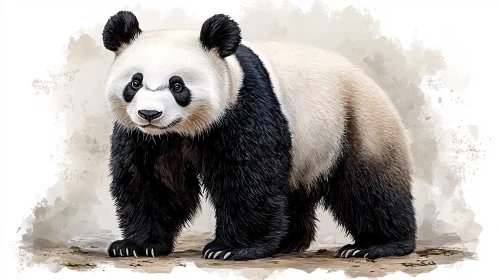 Majestic Panda in Art