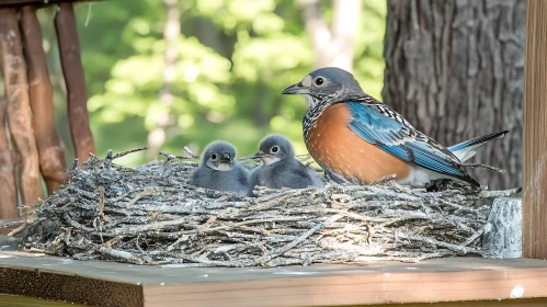 Bird Family Portrait