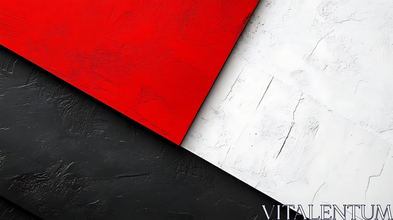 Red White Black Abstract