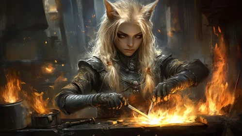 Enchanting Blacksmith: Forging Fantasy