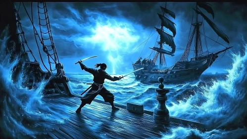 Swordsman vs Pirate Ship