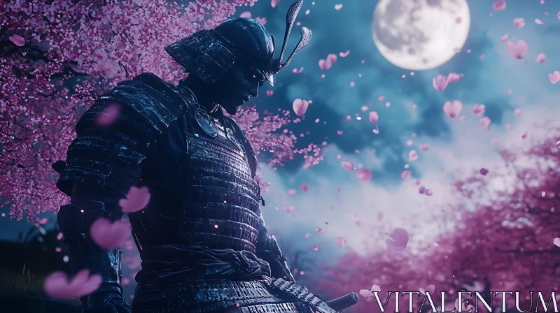 Blossom and Blade: Samurai in Spring