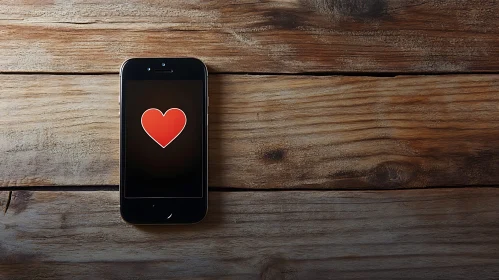 Love Connection: Heart on Mobile Device