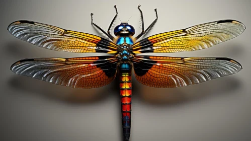 3D Dragonfly Art - A Surrealistic and Photorealistic Representation