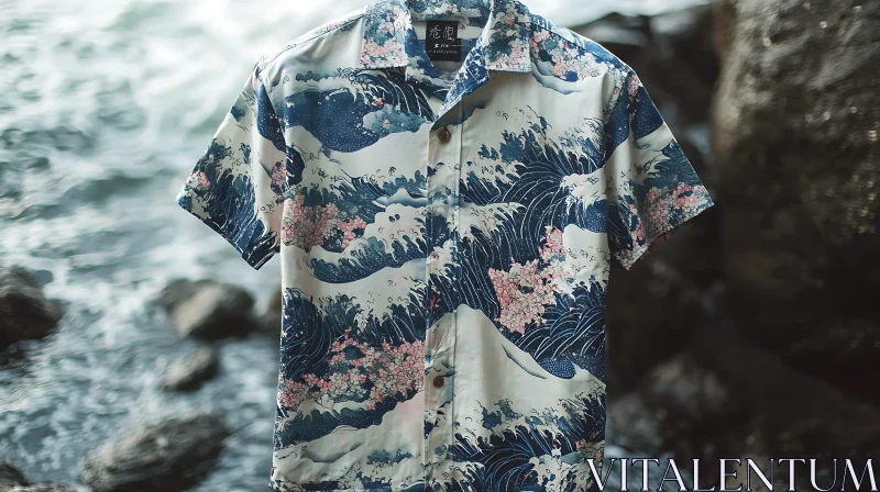 Ocean Inspired Floral Shirt