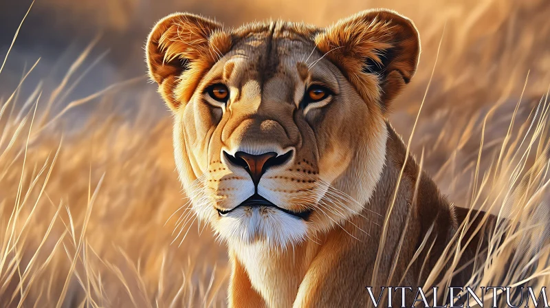 Lioness in the Grass