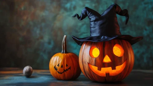 Spooky Halloween Pumpkin Art