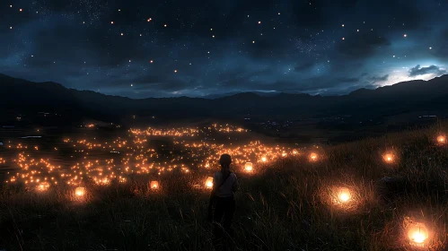 Starry Night Lantern Valley View