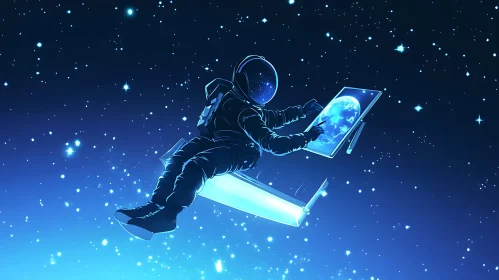Space Artist: An Astronaut's Digital Masterpiece