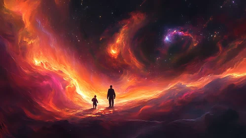 Cosmic Walk with Loved Ones