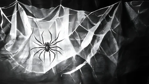 Spider's Lair: A Monochrome Web