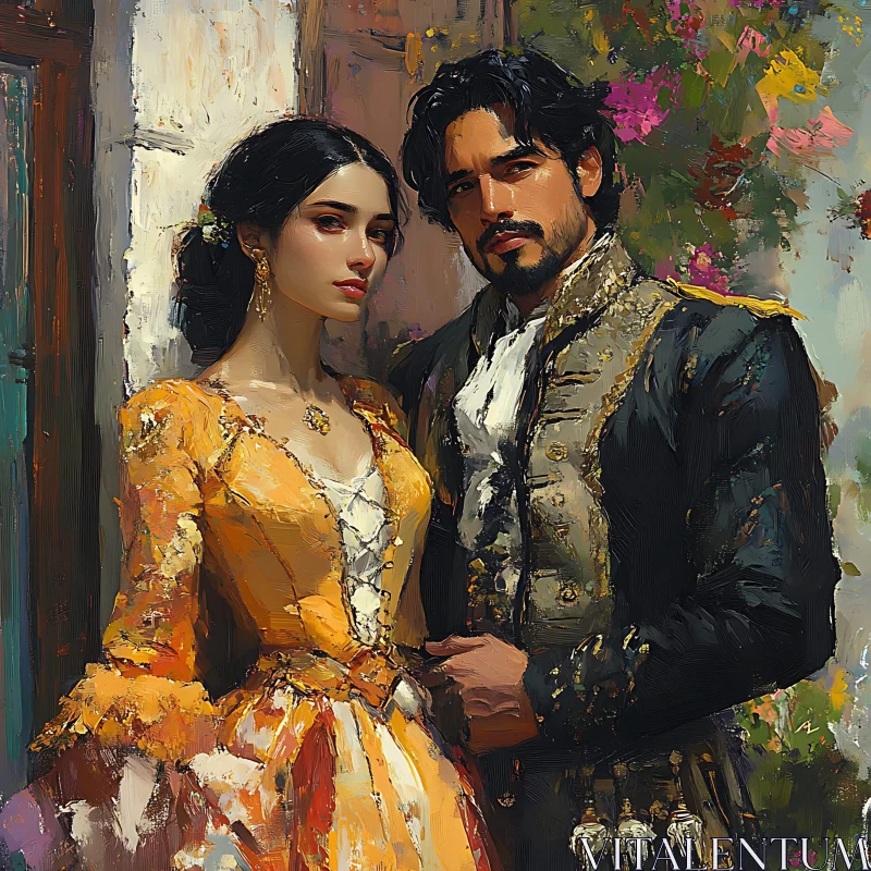 Vintage Romance Portrait