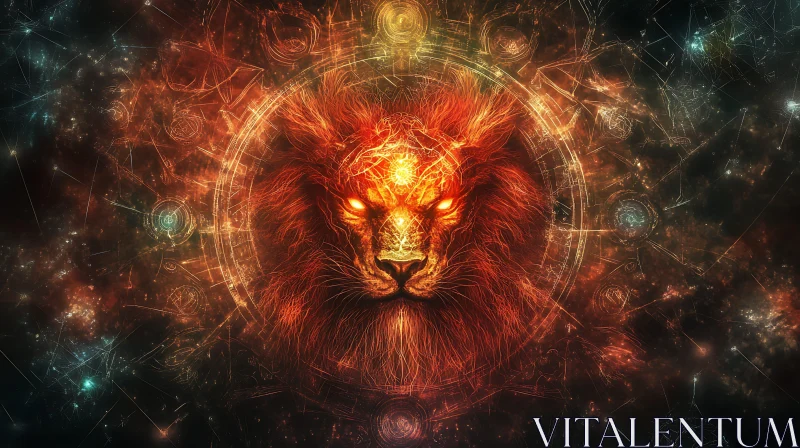Fiery Lion of the Cosmos