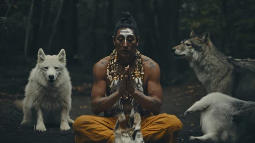 Forest Meditation with Wolves