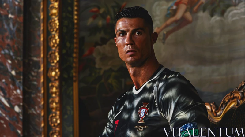 Intense Portrait of Cristiano Ronaldo