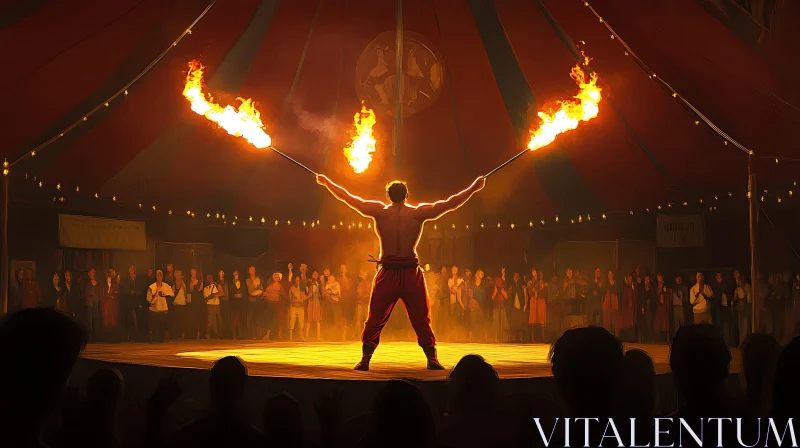 Circus Fire Performer