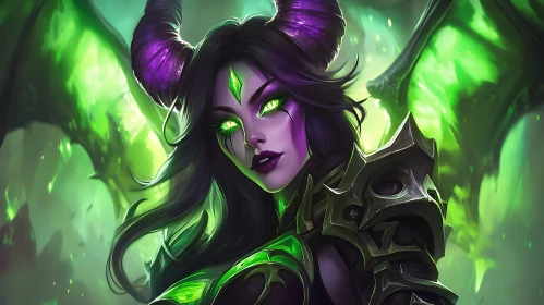 Mystical Demon Character Art