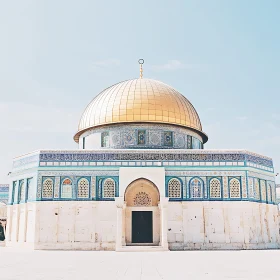 Golden Dome Landmark in Jerusalem