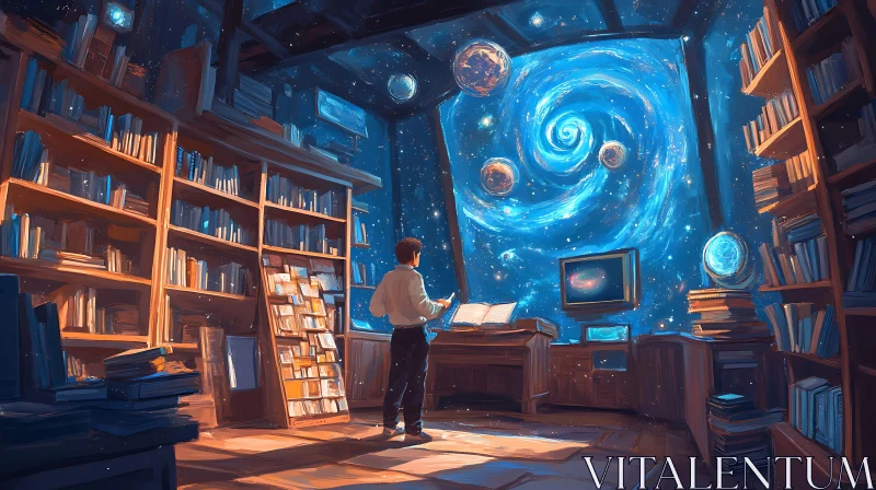 Celestial Library: A Universe of Knowledge