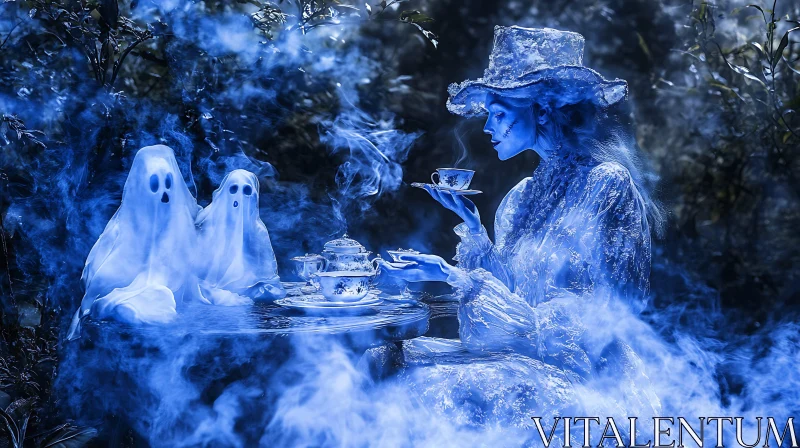 Blue Hues of a Spectral Tea
