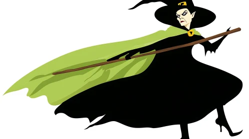 Whimsical Witch Character Design