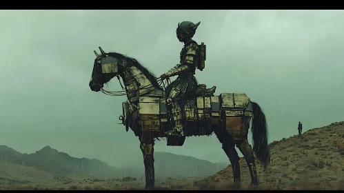 Mechanical Horse and Rider