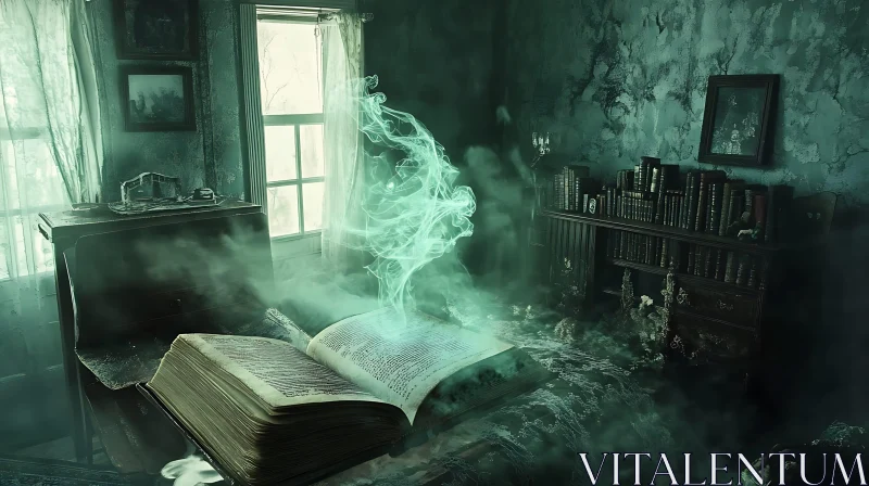 Ethereal Smoke from Ancient Tome