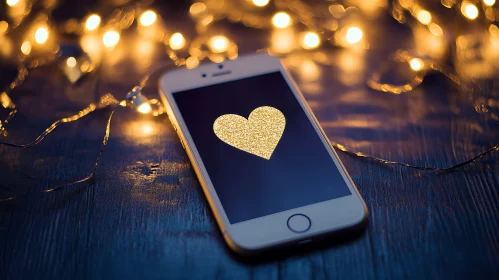 Golden Heart Smartphone